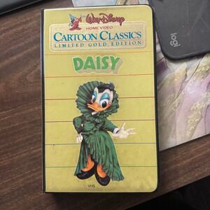 Walt Disney Cartoon Classics Limited Gold Edition Daisy VHS Tape